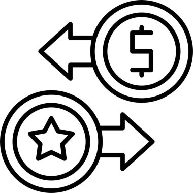 Dolar simgesi vektör illüstrasyonu