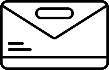 e-posta web simgesi basit illüstrasyon