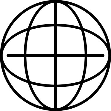 dünya web simgesi vektör illüstrasyonuName