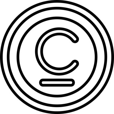 Kırgızistan Som ikon vektör illüstrasyonu