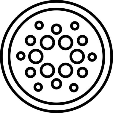 yiyecek simgesi, vektör illüstrasyonu