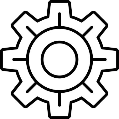 Ayarlama. Web simgesi basit illüstrasyon 