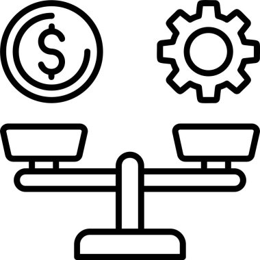 iş simgesi vektör illüstrasyonu