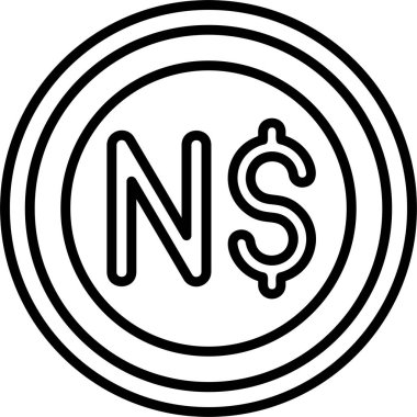  Kiribati Dolar simge vektör illüstrasyonu