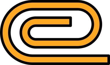 Eklenti Pin simgesinin vektör illüstrasyonu