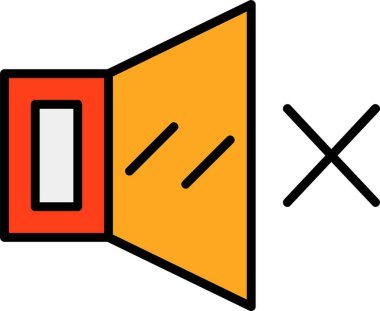 Hoparlör ses simgesi - ana hatlar biçimi