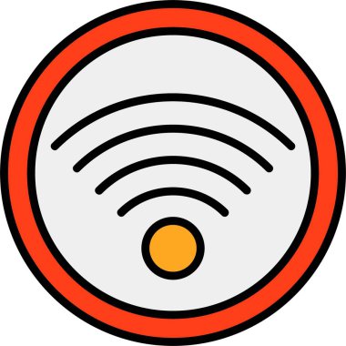 wifi sinyal simgesi, vektör illüstrasyonu