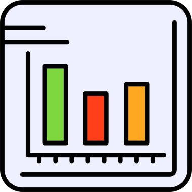 grafik simgesi, vektör illüstrasyonu basit tasarım