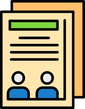 İşbirliği web simgesi basit illüstrasyon