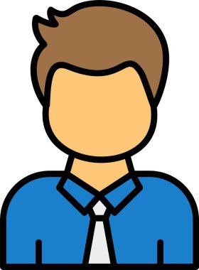 Çalışan Web simgesi basit illüstrasyon