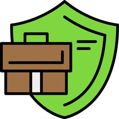 kalkan ağ simgesi basit illüstrasyon 