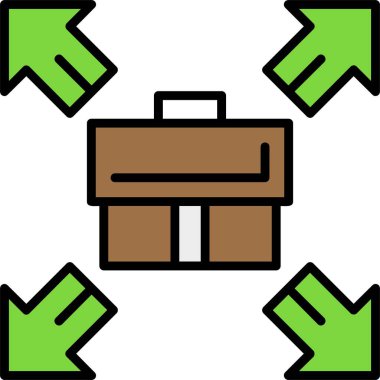 Taslak biçiminde kutu teslim lojistik simgesi