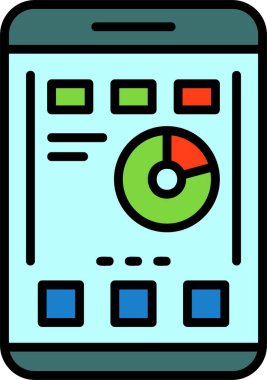 işletme yönetim şeması simgesi - taslak biçimi