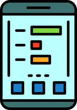 İstatistikler. Web vektör illüstrasyonu