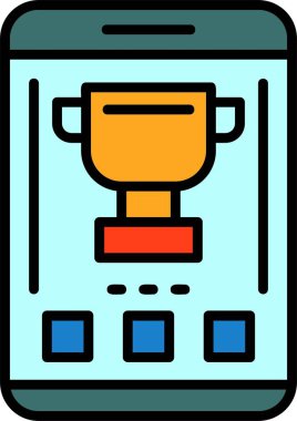 Ganimet web simgesi basit illüstrasyon 