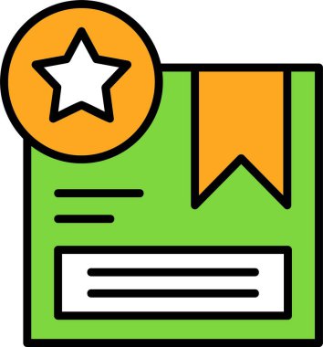 ödül rozeti yıldız simgesi taslak biçimi