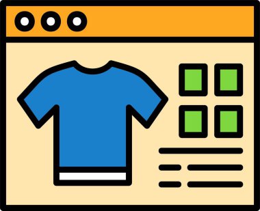 hediye kartı web simgesi basit illüstrasyon