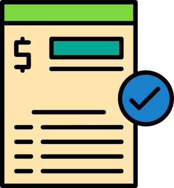  Fatura ödeme simgesi - özet biçimi