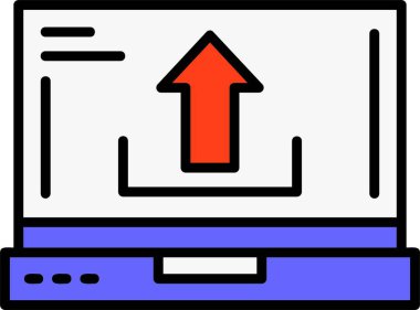 Web simgesini basit bir illüstrasyonla yükle 
