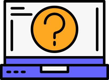 Web simgesini imzalamaya yardım et, basit illüstrasyon