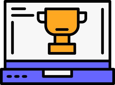 Ganimet web simgesi basit illüstrasyon 