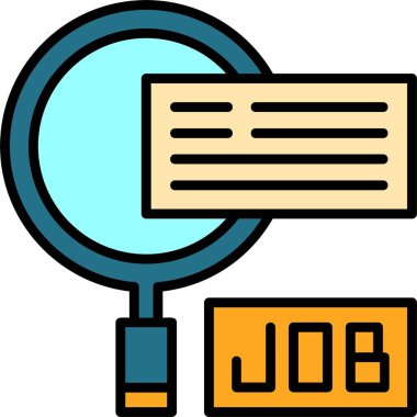 Büyütücü Cam Ağ simgesi basit illüstrasyon