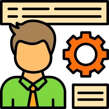 HR web simgesi basit illüstrasyon