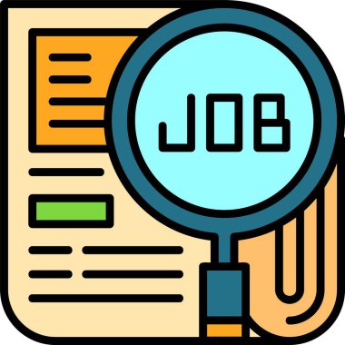 Görev simgesi vektör illüstrasyonu