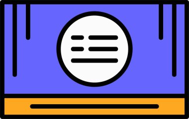  Business Card web simgesi vektör çizimi