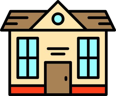 Ev. Web simgesi basit tasarım