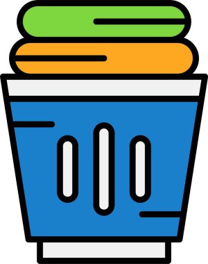 Çamaşır sepeti ağ simgesi 