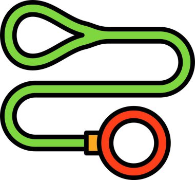  Köpek tasması ağ ikonu vektör illüstrasyonu 