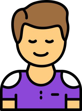 Memnun oldum. Web simgesi basit vektör illüstrasyonu