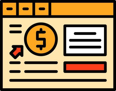 PPC web simgesi, basit illüstrasyon