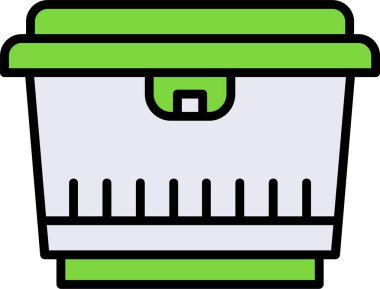 Gıda Kutusu Web simgesi vektör illüstrasyonuName