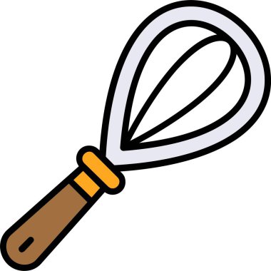 Bir çırpma simgesinin vektör illüstrasyonu