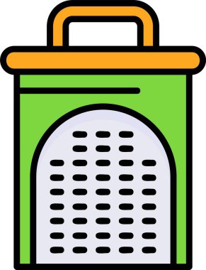 Grater araç simgesinin vektör illüstrasyonu