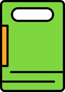 kitap simgesi, vektör illüstrasyonu