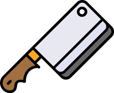 Bıçak. Web simgesi basit illüstrasyon 