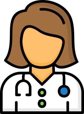 İnsan avatar simgesi, vektör illüstrasyonu basit tasarım