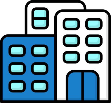 taslak biçimli bina, illüstrasyon 