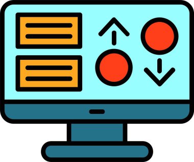 İnternet simgesi, vektör illüstrasyonu