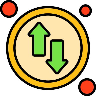 Oklar. Web simgesi basit illüstrasyon