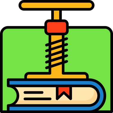 wood saw icon color outline vector