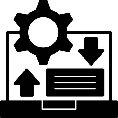 Ayarlama. Web simgesi basit illüstrasyon