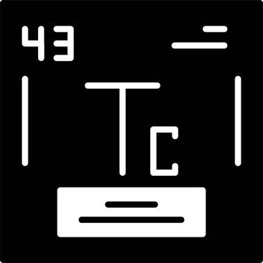 Teknetyum web simgesi vektör illüstrasyonu