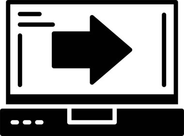 ok Ağı simgesi basit illüstrasyon