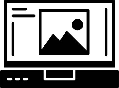 fotoğraf makinesi simgesi, basit vektör illüstrasyonu