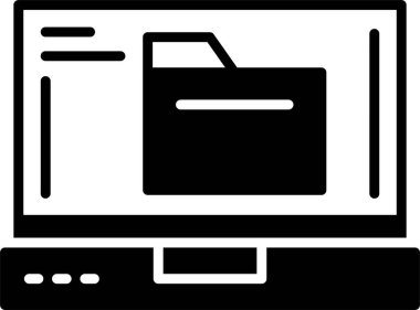 Dizin web simgesi basit illüstrasyon