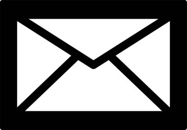 e-posta web simgesi basit illüstrasyon